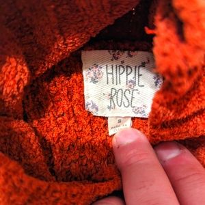 Hippy Rose burnt orange turtleneck sweater